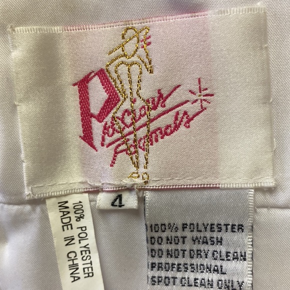 Precious Formals Beautiful White Full length formal. - Picture 9 of 9